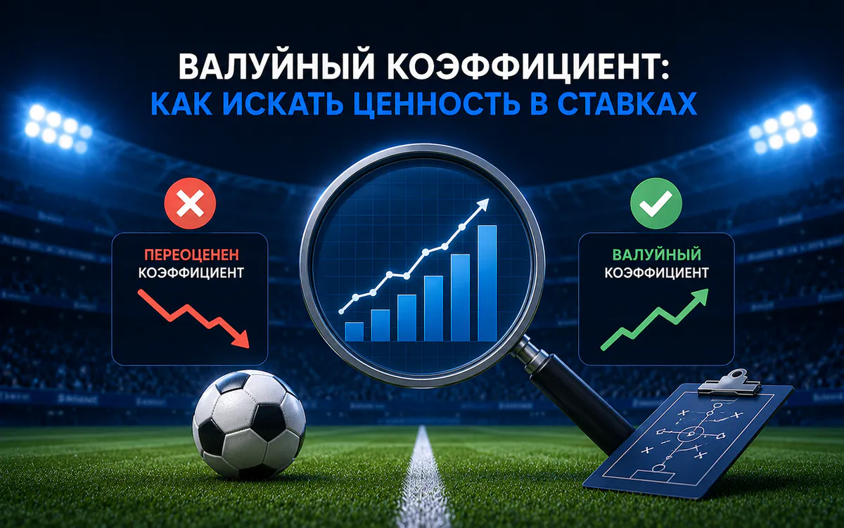 Валуйный коэффициент: что это и как находить value bet