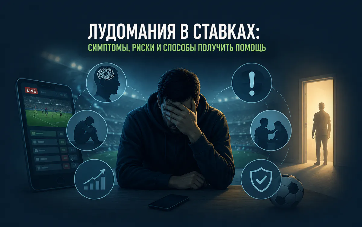 Лудомания в ставках: симптомы, риски и способы получить помощь